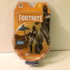 2018 Fortnite Bandolier Solo Mode  Action Figure Epic Games Damaged Box